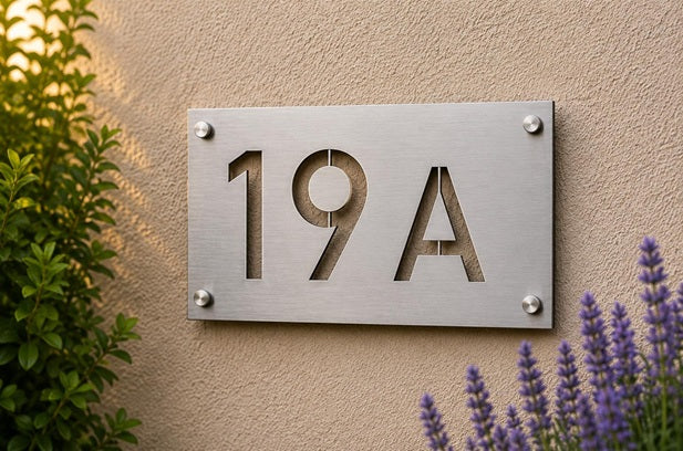 Hausnummer Schild